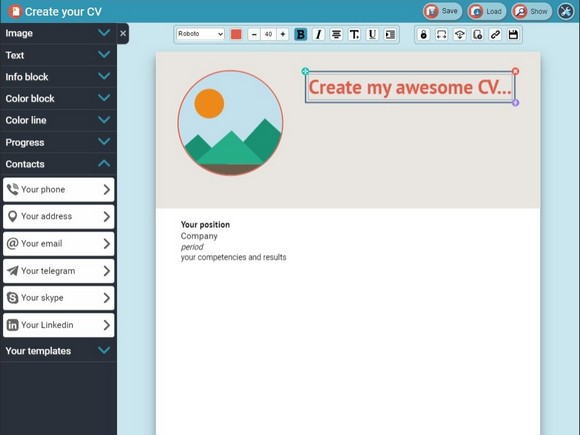 CVCreate